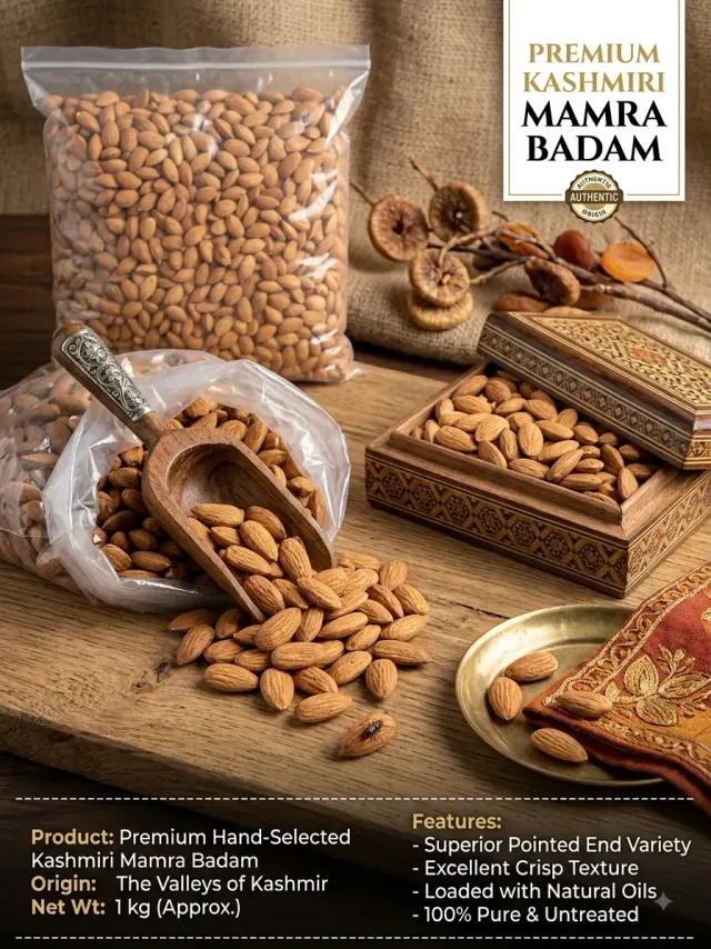 Kashmiri mamra Badam 1kg