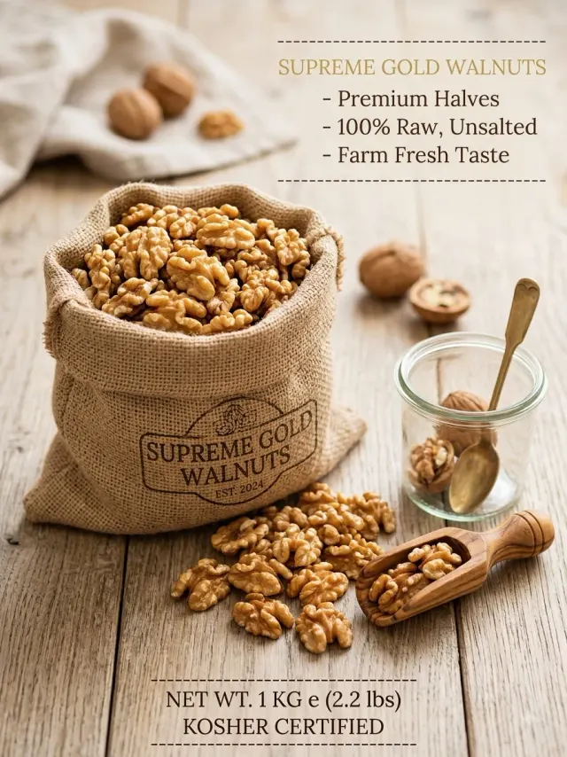 Kashmiri Walnuts Kernel 1kg