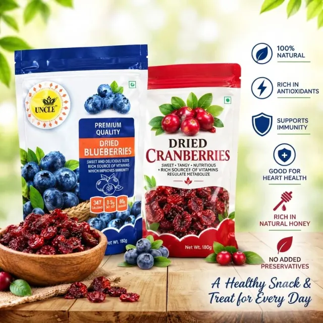 Blue berry and Cranberry